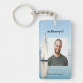 Segelboot christlich Memory Keepake Segelboot Schlüsselanhänger (Vorderseite)