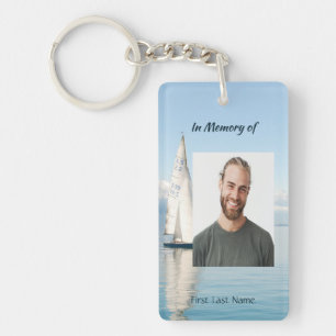 Segelboot christlich Memory Keepake Segelboot Schlüsselanhänger