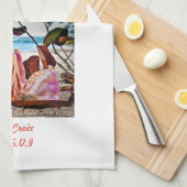 Segelboot Conch Muschel Handtuch  (Viertel Falte)