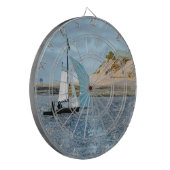 SEGELBOOT DARTSCHEIBE (Vorderseite Links)