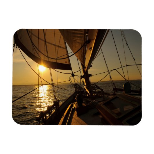 Segelboot-Deck, in die Sonne einsteigen Magnet (Horizontal)