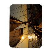 Segelboot-Deck, in die Sonne einsteigen Magnet (Vertikal)
