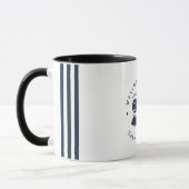 Segelboot der Blue Navy Anchor Tasse (Links)
