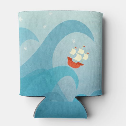 Segelboot Dosenkühler (Rückseite)