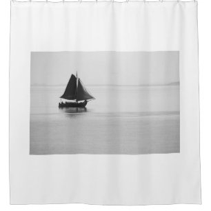 Segelboot Duschvorhang