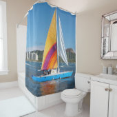 Segelboot Duschvorhang (Beispiel)