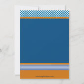 Segelboot Einladung Nautical Birthday Party (Rückseite)