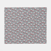 Segelboot Fleecedecke (Vorderseite (Horizontal))