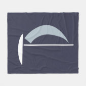 Segelboot Fleecedecke (Vorderseite (Horizontal))