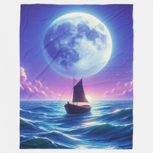 Segelboot Fleecedecke