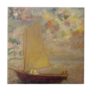 Segelboot Fliese