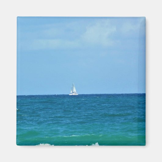 Segelboot, Fort Lauderdale, Florida Magnet (Vorne)