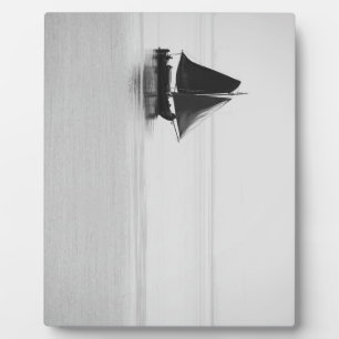 Segelboot Fotoplatte