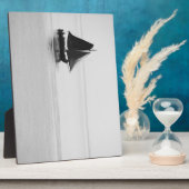 Segelboot Fotoplatte (Seite)