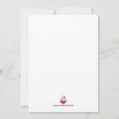 Segelboot-Geburtstags-Party Einladung (Rückseite)