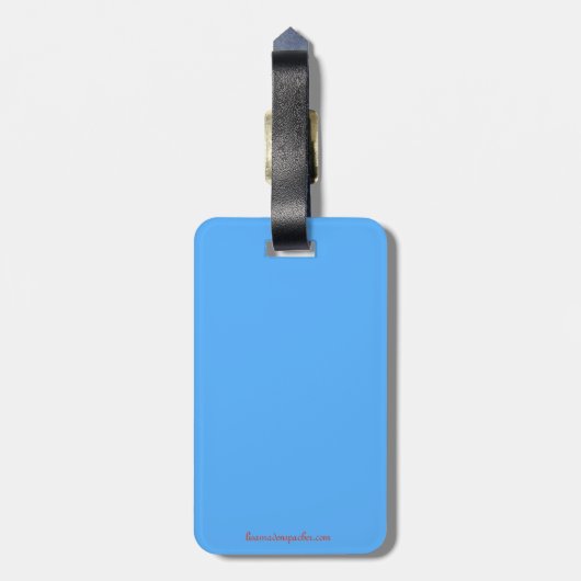 Segelboot-Gepäckanhänger oder Schlüsselkette Gepäckanhänger (Rückseite vertikal)