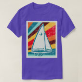 Segelboot Geschenk 2 T-Shirt (Design vorne)