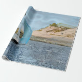 SEGELBOOT GESCHENKPAPIER (Ungerollt)