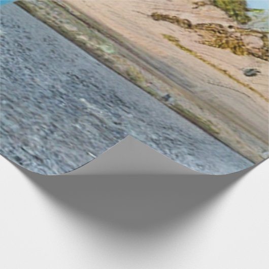 SEGELBOOT GESCHENKPAPIER (Ecke)