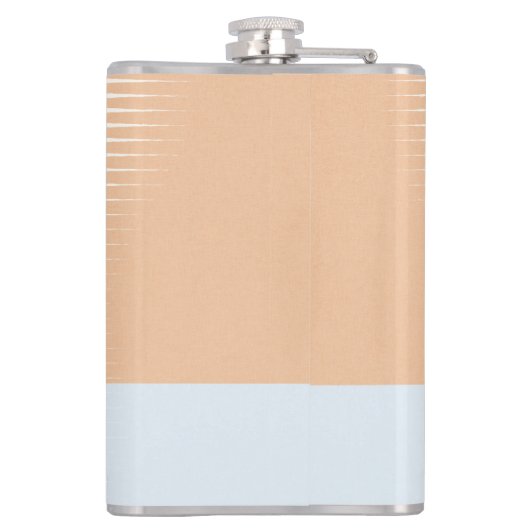 Segelboot-Glas Flachmann (Rückseite)