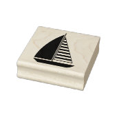 Segelboot Gummistempel (Stempel)