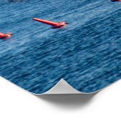 Segelboot Hauptkanal - Marina Del Rey, CA Poster (Ecke)