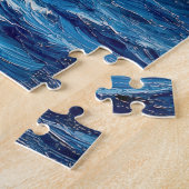 Segelboot-Impasto-Malerei  Puzzle (Seite)