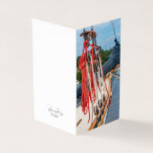 Segelboot in der Bucht (Vorderseite)