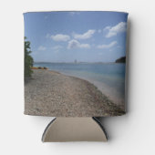 Segelboot in der Ferne bei St. Thomas Dosenkühler (Vorderseite)