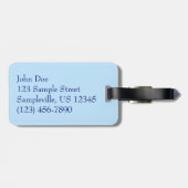 Segelboot in der Ferne bei St. Thomas Gepäckanhänger (Rückseite horizontal)