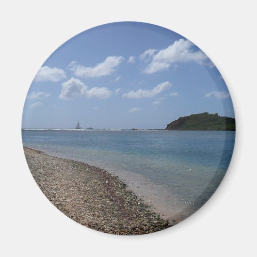 Segelboot in der Ferne bei St. Thomas Magnet (Vorne)