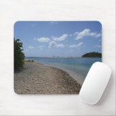 Segelboot in der Ferne bei St. Thomas Mousepad (Mit Mouse)