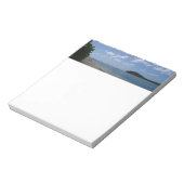 Segelboot in der Ferne bei St. Thomas Notizblock (Rotiert)