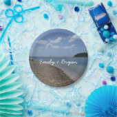 Segelboot in der Ferne bei St. Thomas Pappteller (Party)