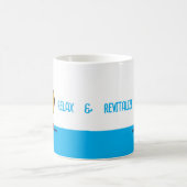 Segelboot in der Sonne Relax & Revitalisierung Kaffeetasse (Mittel)