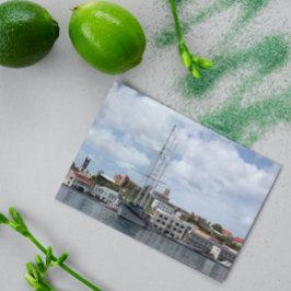 Segelboot in Grenada Postkarte