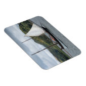 Segelboot in Loch Crinan, Schottland Magnet (Rechte Seite)