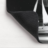 Segelboot in Mondlicht Mousepad (Ecke)
