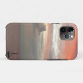 Segelboot in Sunset Beautiful Pink Seascape Case-Mate iPhone Hülle (Rückseite (Horizontal))