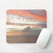 Segelboot in Sunset Beautiful Pink Seascape Mousepad (Mit Mouse)
