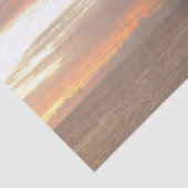 Segelboot in Sunset Beautiful Pink Seascape Seidenpapier (Detail)