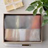 Segelboot in Sunset Beautiful Pink Seascape Seidenpapier (Geschenk)