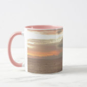 Segelboot in Sunset Beautiful Pink Seascape Tasse (Links)