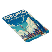 Segelboot in Toronto Kanada Reise Magnet (Rechte Seite)