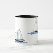 Segelboot-Kaffeetasse Tasse (Zentrum)