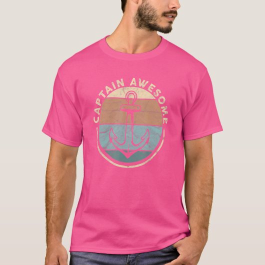 Segelboot Kapitän Phantastisch T-Shirt (Vorderseite)