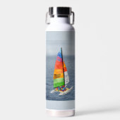 Segelboot-Katamaran-Ozean-Wasserflasche Trinkflasche (Vorne)