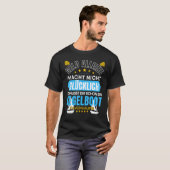Segelboot Katamaran Skipper Boot Spruch T-Shirt (Vorne ganz)