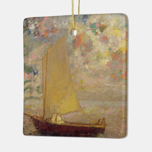 Segelboot Keramikornament (Links)