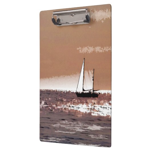 SEGELBOOT KLEMMBRETT (Links)